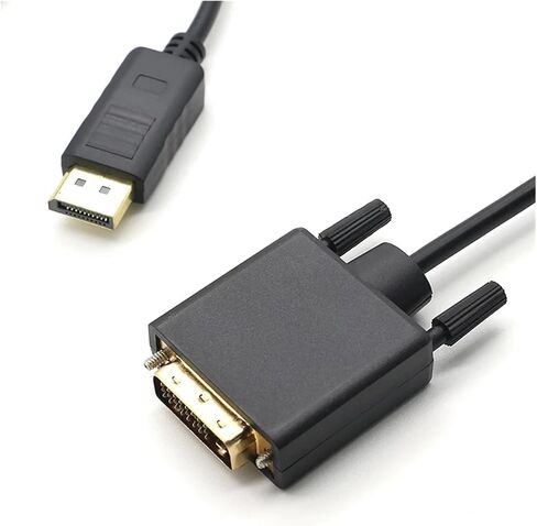 DP إلى DVI 24 1 محول الكبل DisplayPort 1080p DP إلى DVI CALLED CABLE لـ M> ONI> TOR Projector DisplayPort Cable 1.8m in Kuwait