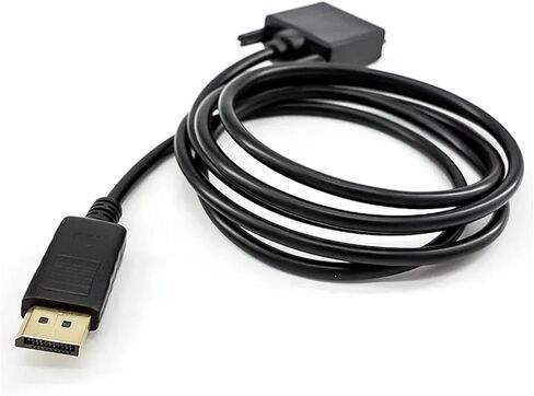 DP إلى DVI 24 1 محول الكبل DisplayPort 1080p DP إلى DVI CALLED CABLE لـ M> ONI> TOR Projector DisplayPort Cable 1.8m in Kuwait