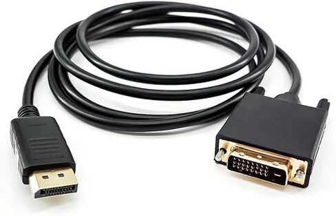 DP إلى DVI 24 1 محول الكبل DisplayPort 1080p DP إلى DVI CALLED CABLE لـ M> ONI> TOR Projector DisplayPort Cable 1.8m in Kuwait