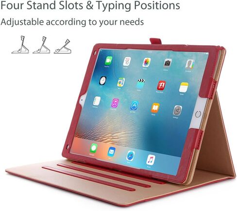 ProCase for iPad Pro 12.9 2017/2015 Case (1st & 2nd Generation), Stand Folio Case Cover for iPad Pro 12.9 Inch (Old Model 2017/2015), with Multiple Viewing Angles, Pencil Holder -Black in Saudi Arabia