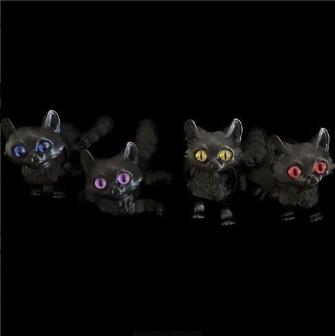 3D المطبوعة Ragdoll Cat 3D الحيوانات المطبوعة لعبة واقعية Ragdoll Cat تمثال مفصلية Cat Toy Toy لعشاق Cat Cat Art Sculpture in Kuwait