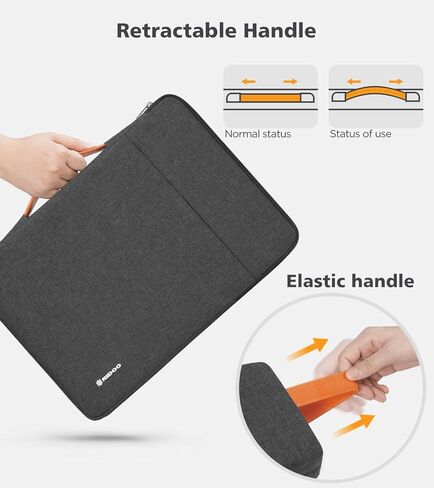 NIDOO 17.3 inch Laptop Sleeve Computer Carrying Case for 17.3" Lenovo Legion 5 / 5i / IdeaPad L340 / HP Gaming Pavilion 17 / ENVY Laptop 17 / Acer Chromebook 317 / Asus ZenBook Pro 17 / Dell G7 17 in Kuwait