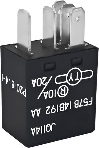 Relay F57B14B192AA (Pack of 1), 10A/20A 12VDC 5Pins Automotive Relay F57B 14B192 AA - OEM Replacement, Compatible for Select Ford, Toyota, Cadillac Vehicles in Saudi Arabia