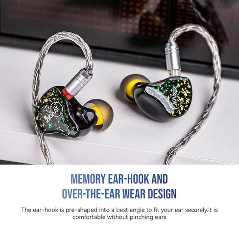 Linsoul Tripowin Zonie IEM Cable ، سلك سماعات الأذن الطويلة ، 16 كابل أذن مطلي بالفضة (2Pin) أذني kiwi allegro mini portable dac ، في مضخم مراقبة الأذن in Kuwait