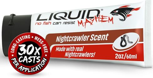 السائل Mayhem Nightcrawler Fish Assoctant GELS 60 ML / 2 OZ · 60 استخدامًا - NightCrawler BAIT & AMINOS | هلام طويل يدوم للأشعة فوق البنفسجية-جميع أنواع الإغراء in Kuwait
