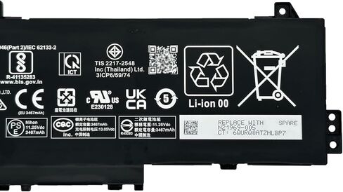 EPYOBW TI04XL Laptop Battery 55.67Wh 15.12V 4-Cell Compatible with HP Envy 17-CH 17-CH0000NB 17-CH0000NC / Envy 17M-CH 17M-CH0013DX 17M-CH1013DX Series HSTNN-IB9T M24420-1D1 M24420-1C1 M24563-005 in Kuwait