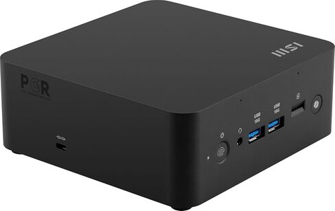 MSI Cubi NUC AI+ Barebones Mini PC: Intel Core Ultra 9-288V, 32GB Memory, WiFi 6E, BT 5.3, Thunderbolt 4, Type-C, Copilot Button: Black 2MG-002BUS in Saudi Arabia
