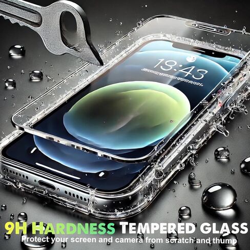 Zios 5in1 Case for iPhone 16 with x2 presped glass screen protector x2 camera lens protector متوافق مع magsafe غير الصفراء [الحماية الكاملة 360 ° -Soft TPU سهلة الاستلام in Saudi Arabia