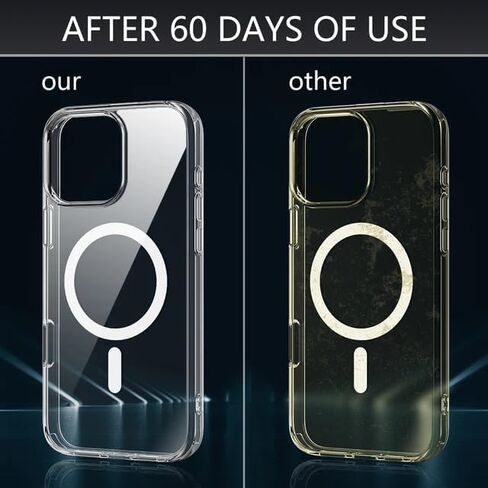 Zios 5in1 Case for iPhone 16 with x2 presped glass screen protector x2 camera lens protector متوافق مع magsafe غير الصفراء [الحماية الكاملة 360 ° -Soft TPU سهلة الاستلام in Saudi Arabia