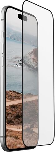 Urban Armor Gear UAG مصممة لحامي شاشة هواء iPhone 6.5 بوصة درع زجاجي - مضاد للأصفر HD Clarity Proof Proof Glass ، Clear in Saudi Arabia