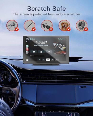 شاشة شاشة الشاشة لشاشة Hauxiy Q9S اللاسلكية ، فيلم أليف ناعم 9 بوصة لـ Hauxiy Apple Carplay & Android Auto Car Stereo ، مضاد للقرعة ، مضاد للأصفر ، HD Clear Film in Saudi Arabia