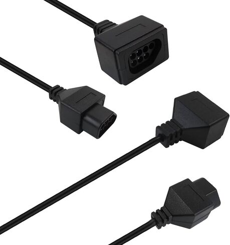New Version 2-Pack 1.8M/6FT Replacement Controller Extension Cable for Nintendo Entertainment System NES in Saudi Arabia