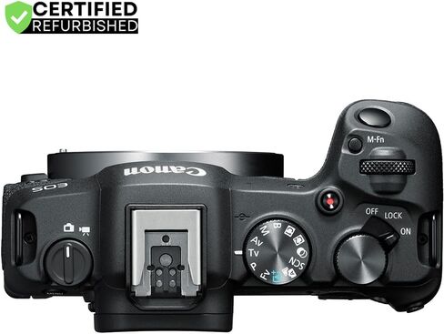 Canon EOS R8 Full Frame Frame Lonclable Lens Camera (متجددة) | نموذج شريك Canon USA الرسمي | Body 5803C002 حزمة مع كيس تروس ديكو + ميكروفون + ترايبود + برامج وملحقات طقم in Saudi Arabia