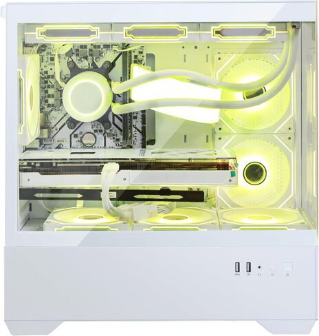 Gefrouph Gaming PC AMD Ryzen 7 5700x 8-Core 3.4 GHz ، Geforce RTX 5060 TI 8GB DLSS 4 GDDR7 ، 32GB DDR4 RAM 3200MHZ ، 1TB PCIE + 2TB SATA SSD ، WIFI & Bluetooth Tower PC Windows 11 in Kuwait