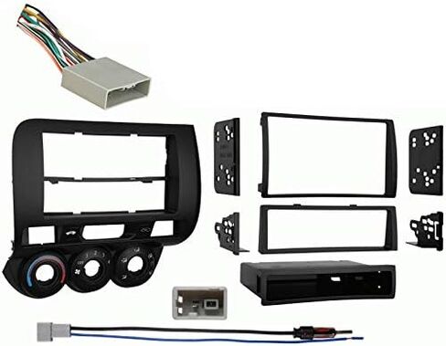 Ammarony Audio متوافق مع Honda FIT 2007 2008 Multi DIN ما بعد البيع استريو راديو راديو تثبيت مجموعة داش in Saudi Arabia
