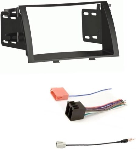 مجموعة Double Din Car Stereo Kit ، تسخير الأسلاك و AM/FM هوائي محول التحرير والسرد -Made لعام 2011 2012 2013 Kia Sorento -No Factory Nav المركبات -No Factory UVO المركبات in Saudi Arabia