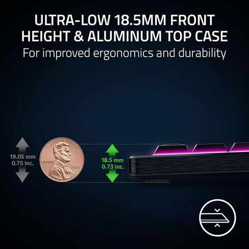 Razer Blackwidow V4 Low Plump TKL Hyperspeed اللوحة اللاسلكية اللوحة اللاسلكية: مفاتيح ميكانيكية صفراء - 2.4 جيجا هرتز لاسلكي وبلوتوث - أسطوانة متعددة الوظائف - 3 أزرار تحكم - عمر بطارية طويلة in Kuwait