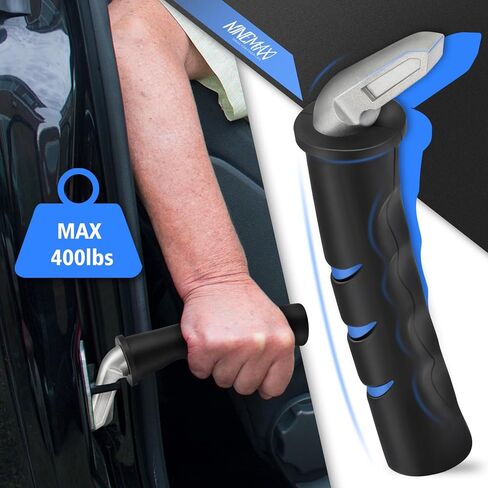 NINEMAX Car Door Assist Handle or Elderly - Car Transfer Handle for Handicap Car Door Handle - Portable Vehicle Support Car Grab Handle,Handy Bar for Seniors in Kuwait