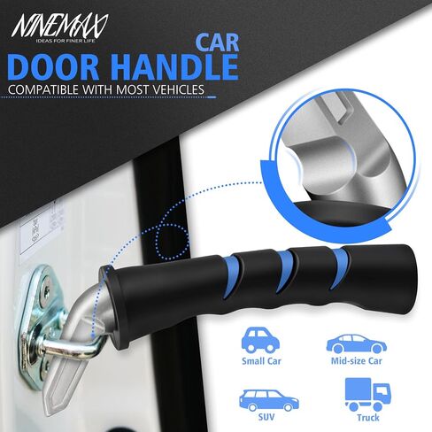 NINEMAX Car Door Assist Handle or Elderly - Car Transfer Handle for Handicap Car Door Handle - Portable Vehicle Support Car Grab Handle,Handy Bar for Seniors in Kuwait
