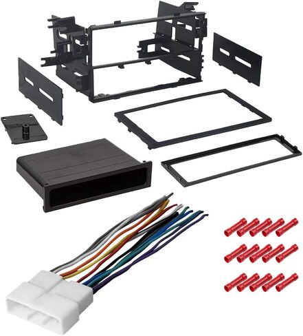 حزمة Caché Kit2725 مع مجموعة تركيب ستريو للسيارة لـ Acura 1999 - 2001 Integra - في مجموعة تثبيت Dash ، تسخير ، لمستقبلات راديو DIN المزدوجة أو المفردة (3 عناصر) in Saudi Arabia