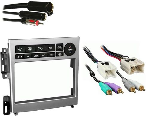 Harmony Audio Compatible with Infiniti G35 Coupe 2005 2006 2007 Double DIN Stereo Harness Radio Install Dash Kit Package in Saudi Arabia