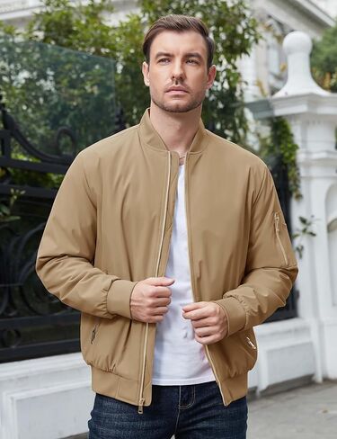 جاكيت رجالي من CRYSULLY - سترات واقية من الرياح سميكة لخريف وشتاء، معاطف مبطنة in Kuwait