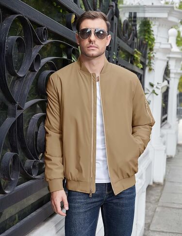 جاكيت رجالي من CRYSULLY - سترات واقية من الرياح سميكة لخريف وشتاء، معاطف مبطنة in Kuwait