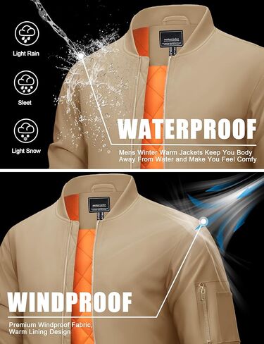 جاكيت رجالي من CRYSULLY - سترات واقية من الرياح سميكة لخريف وشتاء، معاطف مبطنة in Kuwait