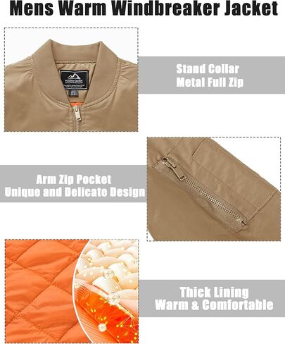 جاكيت رجالي من CRYSULLY - سترات واقية من الرياح سميكة لخريف وشتاء، معاطف مبطنة in Kuwait