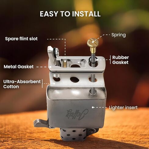 Zippo أخف حشية الختم إدراج | سبيكة المعادن الشاقة في سبيكة مكافحة التبشير | Jeffriz Cotton Rubber Gasket REPLIST ATT LIGHTERS FILID LIGERS - ملحق هدية مخصصة فضية مخصصة in Saudi Arabia