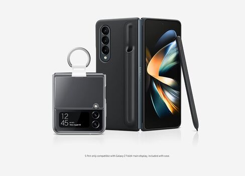 Samsung Galaxy Z Flip 4 SM-F721U مصنع غير مؤمن 128 جيجابايت من الجرافيت ممتاز (متجدد) in Saudi Arabia