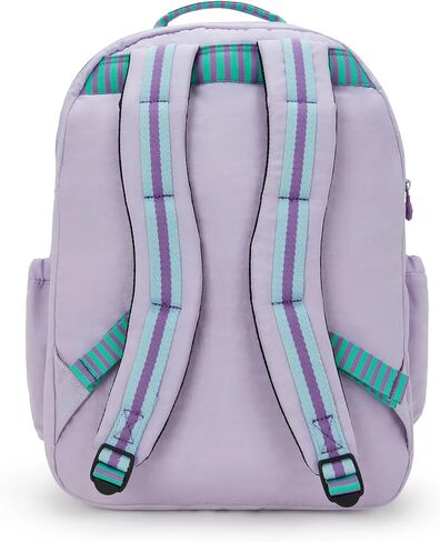 حقيبة ظهر كيبلينغ للسيدات سيول كبيرة جدًا مقاس 17 بوصة للكمبيوتر المحمول، متينة، واسعة مع أشرطة كتف مبطنة، حقيبة، أسود حقيقي 2، 13.5 بوصة طول × 18.25 بوصة ارتفاع × 7.75 بوصة عمق in Kuwait