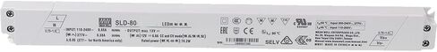 Mean Well SLD 80W 30-56V 1400mA LED Driver， Single Output SLD-80-56 Switching Power Supply Converter Transformer with IP67, PNC, Constant Voltage/Current， Ultra Thin Design in Kuwait