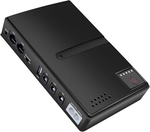UPS Battern Backup ، 15V 24V POE ، 5V 9V 12V USB ، مصدر طاقة محمول غير متوقف ، تصميم بطارية قابل للاستبدال ، لجهاز توجيه كاميرا الهاتف (قابس الولايات المتحدة) in Kuwait
