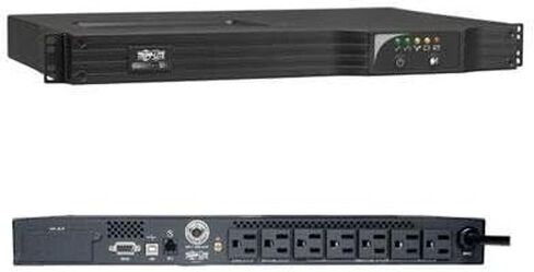 Tripp Lite Smart500RT1U 500VA/300W UPS ، Black ، Rackmount in Saudi Arabia