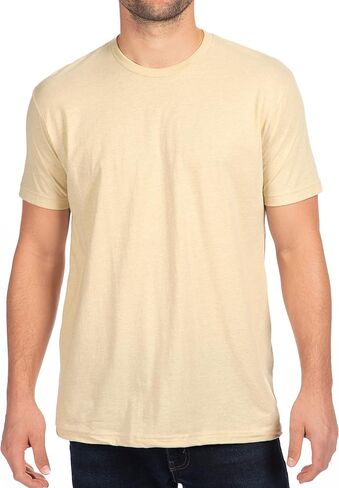 Next Level Mens Premium Fitted CVC Crew Tee (N6210) Cream XL in Saudi Arabia