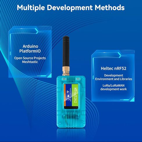 Mesh Node T114 مع وحدة L76K GNSS ، بطارية 950mAh ومجموعة حالة واقية ، NRF52840 MCU SX1262 LORA ، يدعم 915MHz Lora Bluetooth 5.0 متوافق مع Meshtastic Arduino in Kuwait
