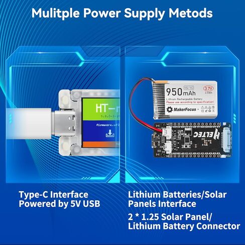 Mesh Node T114 مع وحدة L76K GNSS ، بطارية 950mAh ومجموعة حالة واقية ، NRF52840 MCU SX1262 LORA ، يدعم 915MHz Lora Bluetooth 5.0 متوافق مع Meshtastic Arduino in Kuwait
