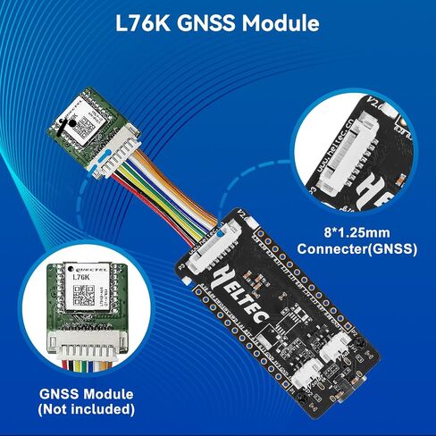 Mesh Node T114 مع وحدة L76K GNSS ، بطارية 950mAh ومجموعة حالة واقية ، NRF52840 MCU SX1262 LORA ، يدعم 915MHz Lora Bluetooth 5.0 متوافق مع Meshtastic Arduino in Kuwait