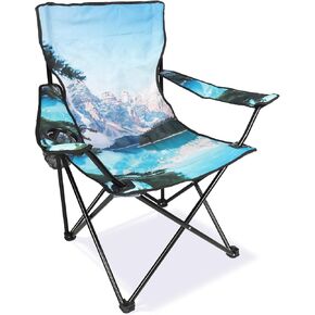 Northroad Camping Chair Portable Camp Chair, Folding Lawn Chair with Cup Holder for Outdoor Camping, Hiking, Travel, Patio, Beach, Picnics in Kuwait