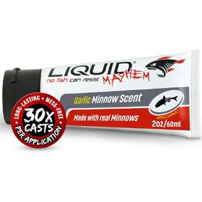 السائل الفوضى الثوم جاذب السمك جاذب السمك 60 مل / 2 أوقية · 60 استخدامات - الثوم الحقيقي الطعم minnow والأمينوس | هلام طويل يدوم للأشعة فوق البنفسجية-جميع أنواع الإغراء in Kuwait
