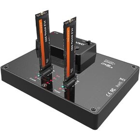 محطة إرساء Dual Bay NVMe، وحدة نسخ MAIWO M.2 مع استنساخ NVMe (بحد أقصى 10 جيجابت في الثانية)، قاعدة M.2 مع ضوء مؤشر LED، وضع النوم تلقائيًا in Kuwait