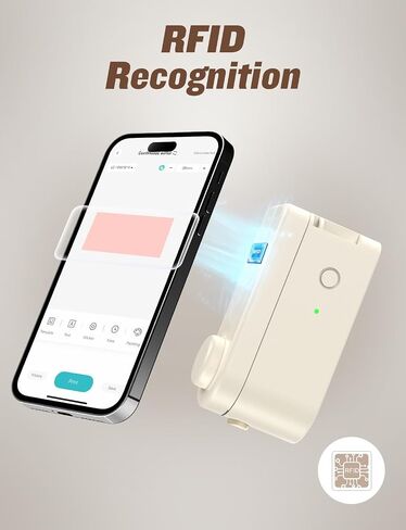 Makeid L1-C Maker Tape تعبئة ، 9 ملم × 4M (0.35 "× 13 ') ، استبدال شريط الملصقات الحراري المستمر ، مقاوم للماء ، ملصق ذاتي in Kuwait