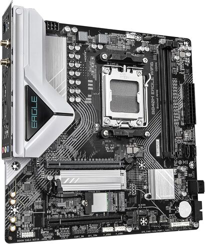 Gigabyte B840M Eagle wifi6 AMD Socket AM5 ، M-ATX ، DDR5 ، 2x M.2 ، PCIe 4.0 ، USB 3.2 Gen 1 ، WiFi6 ، 2.5GBE LAN ، EZ-LATCH in Saudi Arabia