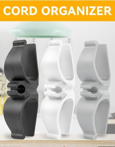 4PCS Cord Organizer for Kitchen Appliances, Appliance Cord Organizer Stick on, Small Kitchen Appliances Cord Keeper, Adhesive Cord Holder, Cord Winder for Pressure Cooker, Stand Mixer… in Saudi Arabia