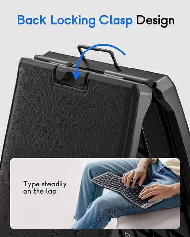 لوحة مفاتيح Moko Ergonomic قابلة للطي ، لوحة مفاتيح Bluetooth القابلة للطي المحمولة لسفر الأعمال ، لوحات مفاتيح لاسلكية قابلة لإعادة الشحن النحيفة لنظام iOS/Android/Windows الكمبيوتر اللوحي. in Saudi Arabia
