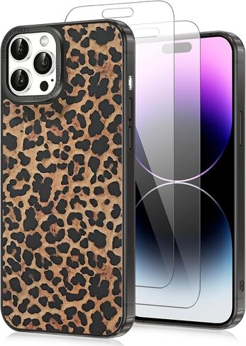 حالة نمط الفراشة اللطيفة لـ iPhone 13/iPhone 14 6،1 '' ، تصميم الفراشة الملون ، غطاء هاتف وقائي للسيليكون الناعم للنساء للنساء مع واقي شاشة 2 حزمة ، 01 in Kuwait