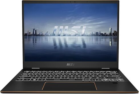 MSI Summit E13 Flip Evo (2024) 13.4 "FHD+ 120Hz Professional 2 في جهاز كمبيوتر محمول: Intel Core I7-1280p ، Intel Iris XE ، 16GB LPDDR5 ، 1TB NVME SSD ، Thunderbolt 4 ، WIFI 6E ، ورب 11 منزلًا: in Saudi Arabia