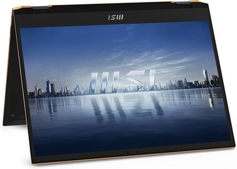 MSI Summit E13 Flip Evo (2024) 13.4 "FHD+ 120Hz Professional 2 في جهاز كمبيوتر محمول: Intel Core I7-1280p ، Intel Iris XE ، 16GB LPDDR5 ، 1TB NVME SSD ، Thunderbolt 4 ، WIFI 6E ، ورب 11 منزلًا: in Saudi Arabia