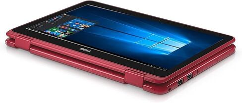 Dell Inspiron 11.6 "HD Touchscreen 2-in-1 الكمبيوتر المحمول ، معالج AMD A6-9220E ، ذاكرة الوصول العشوائي 4 جيجا بايت ، 32 جيجا بايت EMMC ، Radeon R4 ، كاميرا الويب HD ، Wi-Fi ، Windows 10 ، Red (متجدد) in Kuwait